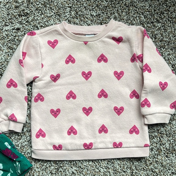 12M✨Fleece Jacket + Sweatshirt Bundle - Picture 7 of 9